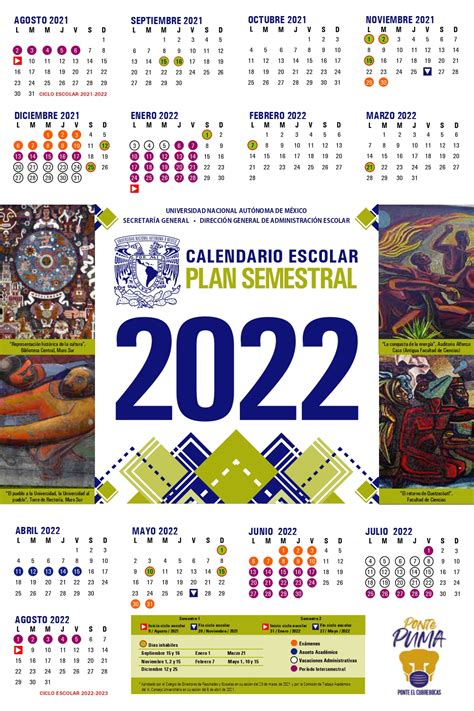 calendario escolar 2022 semestres